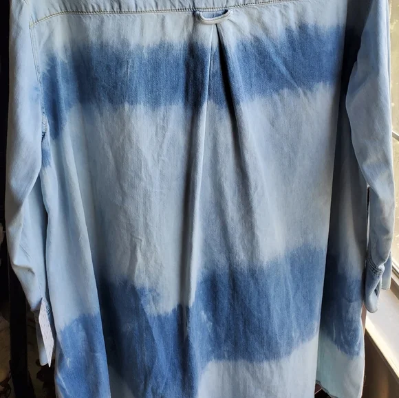 We The Free Tuscan Tie Dye Denim Tunic - Picture 11 of 12